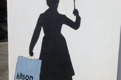 Street Art Mary Poppins Shops at Kitson Street Art Mary Poppins Shops at Kitson