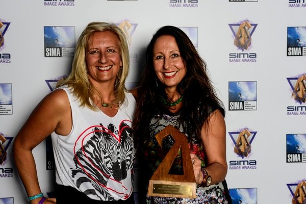 Twin sisters Coco and Izzy Tihanyi have been running a surf school for almost two decades and their Surf Diva boutique won for “Women’s Retailer of the Year.” (Photo by Brent Hilleman)
