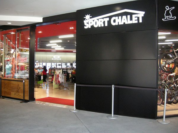 TEAM PLAYER: Sport Chalet was acquired by Vestis Retail Group, to be added to the group's other chain of sporting-goods stores. Above, the Sport Chalet at FIG@7th in downtown Los Angels. 