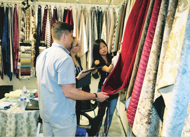 SOLD-OUT SHOW: Exhibition space was sold out with more than 180 exhibitors at the July 22–24 run of Texworld USA, the International Apparel Sourcing Show and the Home Textiles Sourcing Expo at the Jacob K. Javits Convention Center. 
