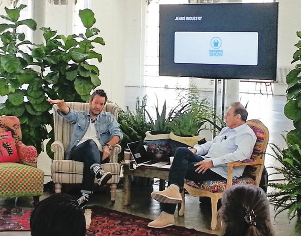 Mother jeans founder Tim Kaeding (left) with Kingpins founder Andrew Olah