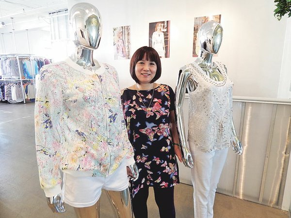 WONDER WOMAN: Lillian Hsu started her first clothing line in 1990, and now she has four labels and a factory in China.