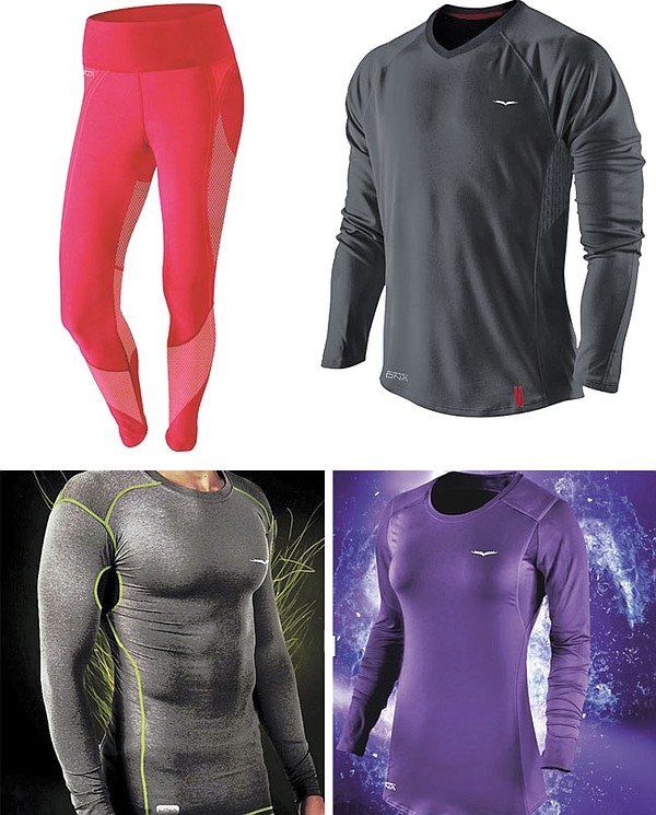 PERFORMANCE-MINDED: The 1st Round collection includes compression garments designed for professional athletes, as well as looser-fits and seamless styles for the non-professional athlete.