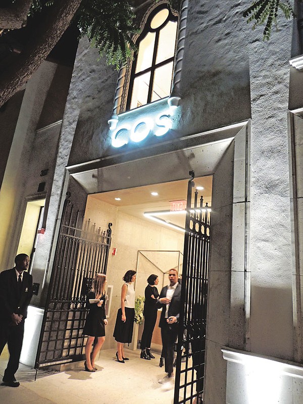 THE DEBUT: Opening-night party at COS in Beverly Hills