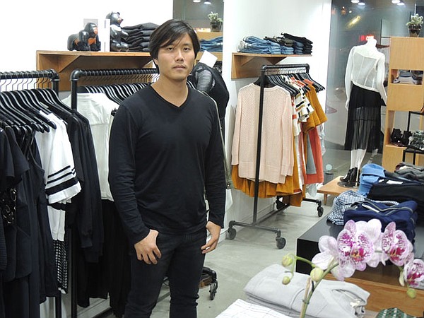 Hyden Yoo at his Abbot Kinney store