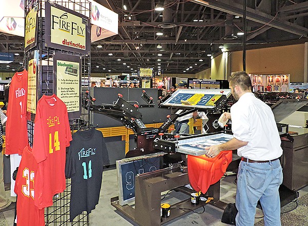 THE MACHINE: Equipment producers had a big presence at ISS Long Beach.