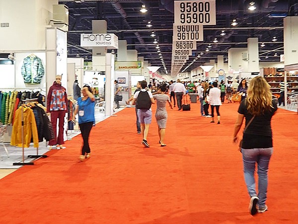 SOUTH HALL: Last August, the Sourcing at MAGIC show was filled with hundreds of booths.