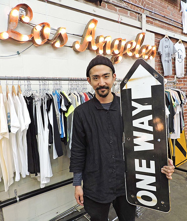 POPMAN: Ricky Takizawa at his downtown Los Angeles showroom