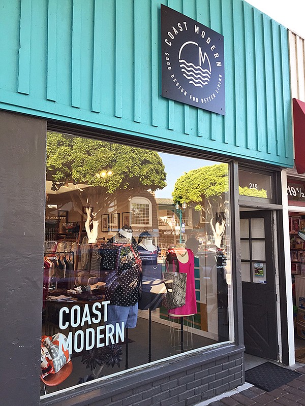 COASTAL BOUTIQUE: Based a couple of blocks away from the ocean in Seal Beach, Coastal Modern sells fashion and homewares among other items.