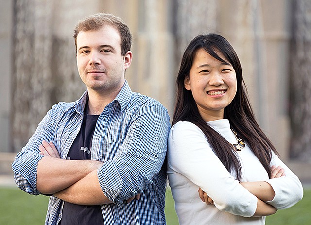 Nick Porter and Cathy Han