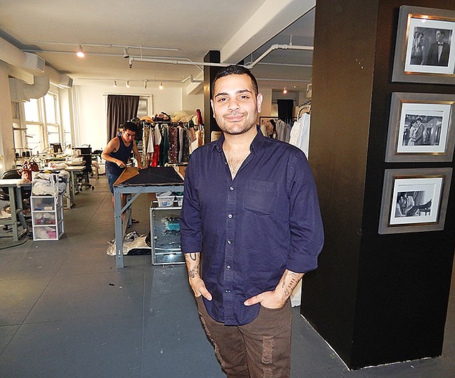 DESIGNING MAN: Michael Costello inside his downtown LA studio