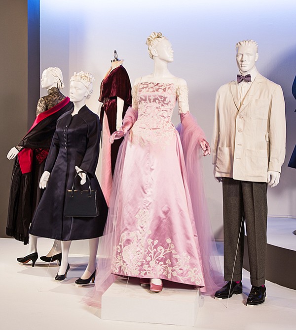 Phantom Thread: The Fashion Institute of Design & Merchandising revealed its annual exhibit of movie costumes that include movie costume nominees up for an Academy Award. The "Phantom Thread" costumes seen here are one of the five up for an Oscar. 