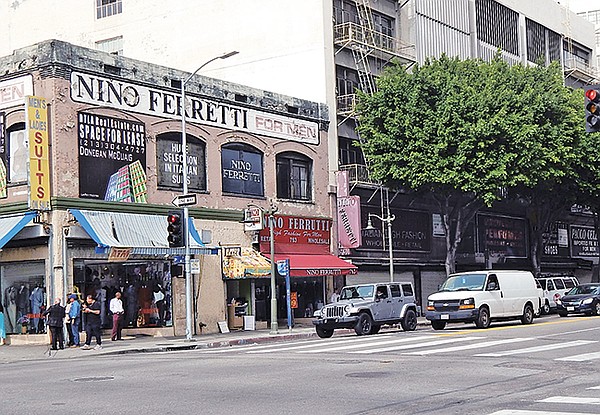 The Nino Ferrutti store at 763 S. Los Angeles St, which sits under the former Nino Ferretti space.
