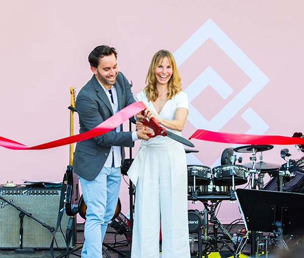 NEW: David Spector and Heidi Zak at a ribbon cutting for ThirdLove office in Chico, Calif. Photo courtesy of ThirdLove