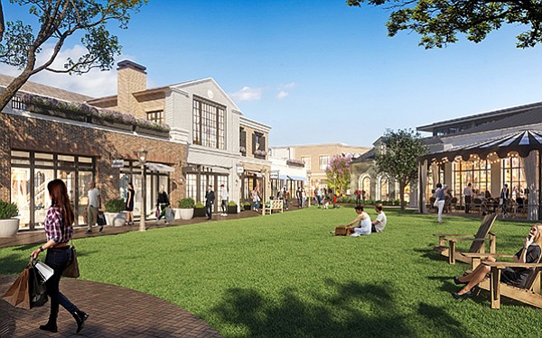 Renderings of Palisades Village | Renderings courtesy of Caruso