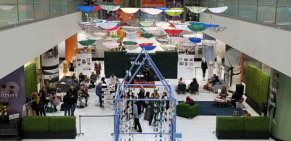 The lobby of the California Market Center