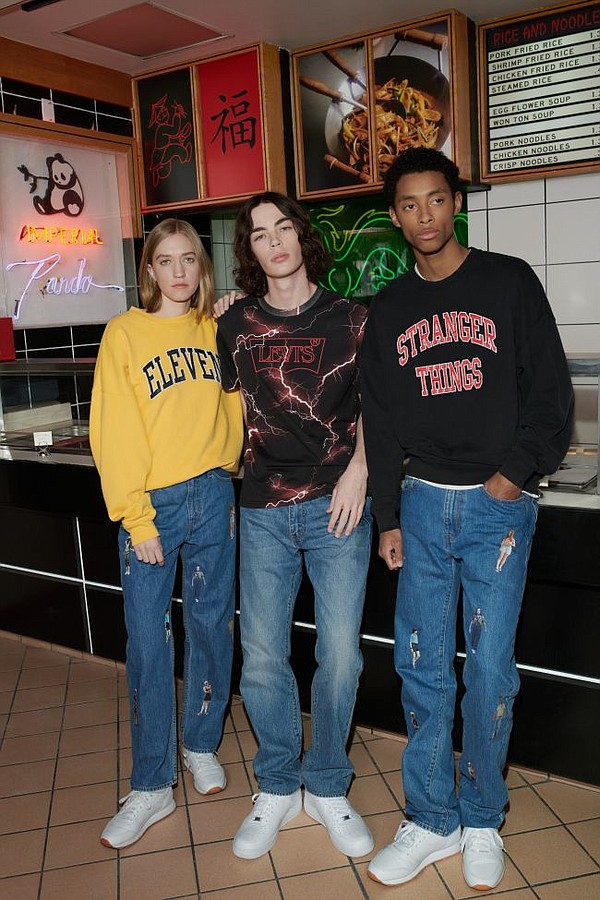 levi's stranger things collection