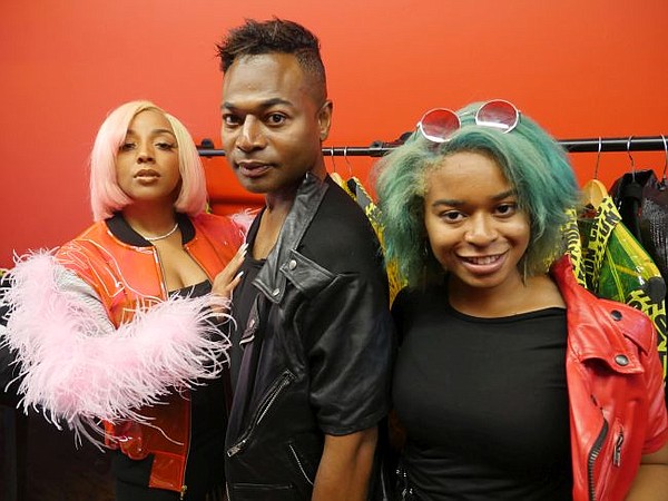 From left, musician Devyn Kelly, Odain Watson and Daria Mason