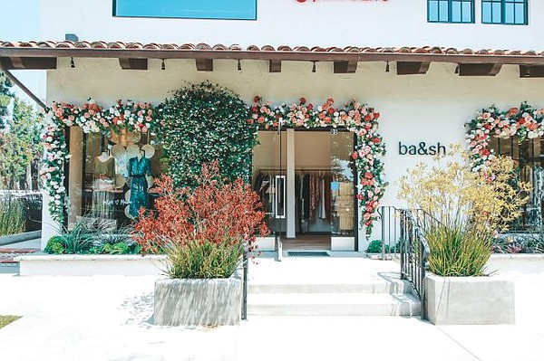 Exterior of ba&sh Malibu boutique. All photos courtesy of ba&sh