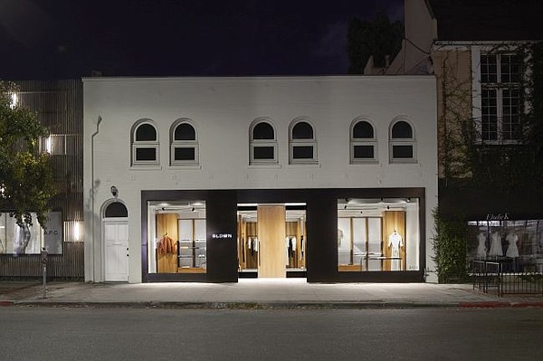 Exterior of Bldwn's Melrose Place flagship. All photos courtesy of Bldwn