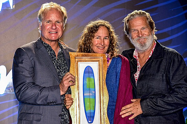 Mark Christy, Dianna Cohen and Jeff Bridges