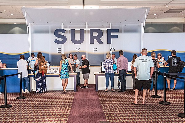 Check-in at Surf Expo 2018