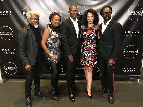 From left, TJ Walker, Vanessa Bell Callaway, Paul Tazewell, Debra Martin Chase and Kevan Hall at Black Design Collective screening for Harriet. Images by Karim Saafir Photography