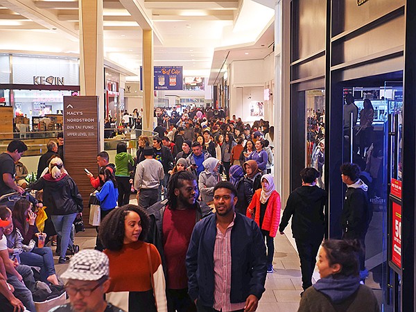 The Del Amo Fashion Center on Black Friday