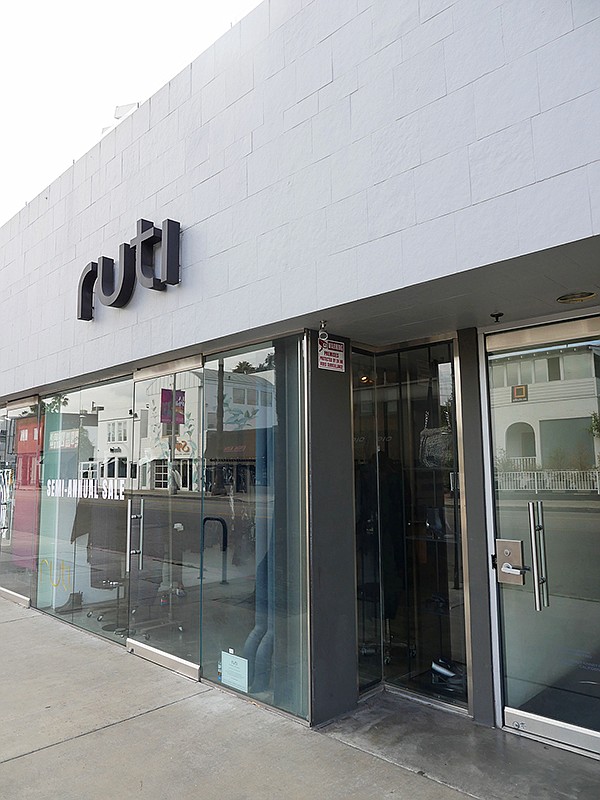 Ruti boutique on Los Angeles’ Abbot Kinney Boulevard