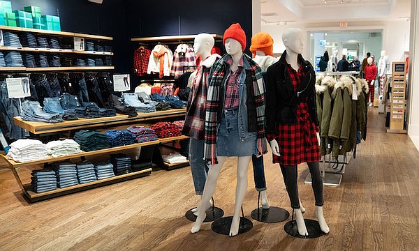 Interior of a Gap store. Image courtesy Gap Inc.