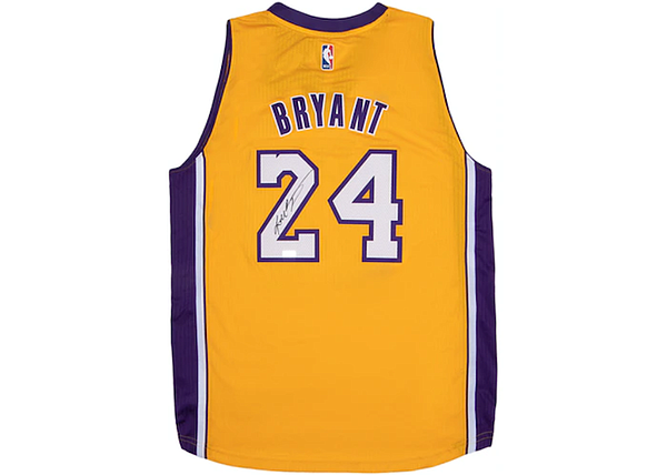 Autographed Kobe Bryant jersey to be raffled in StockX's Campaign for a Cause. Images courtesy of StockX