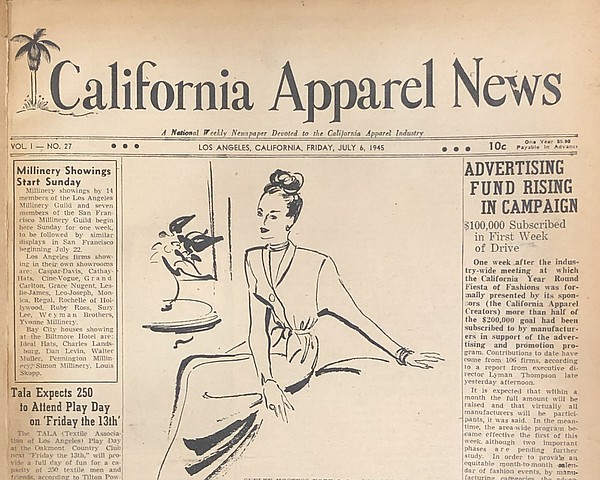 75 Fashionable years - 1940s | California Apparel News
