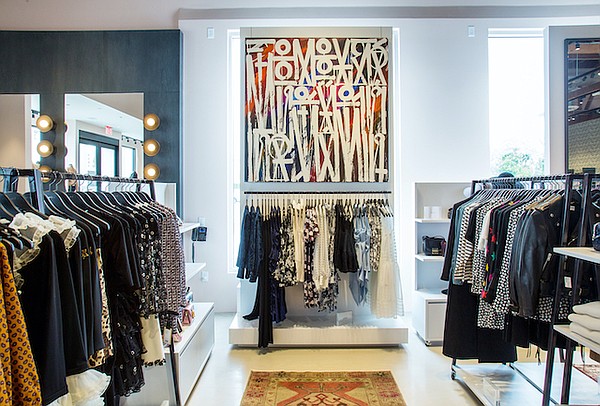 Interior of Elysewalker boutique in Pacific Palisades, Calif. Image courtesy Elysewalker