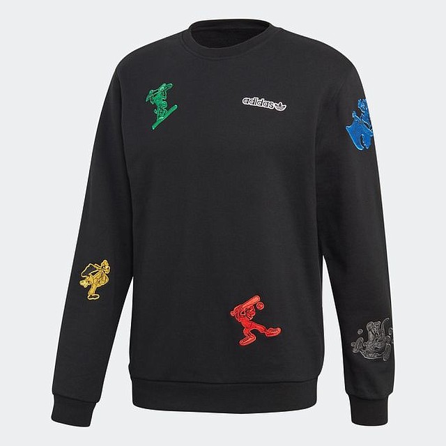 Mickey & Friends: Stay True sweatshirt by Adidas. Image courtesy Disney Consumer Products