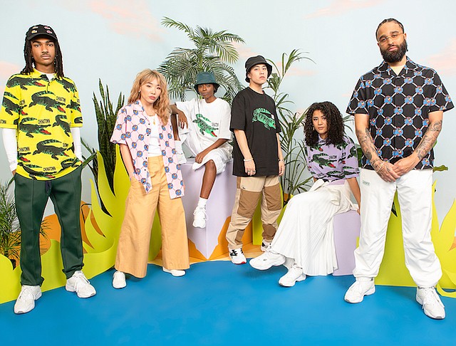 Looks from the 2020 Lacoste x Chinatown Market collection. Courtesy Lacoste x Chinatown Market.
