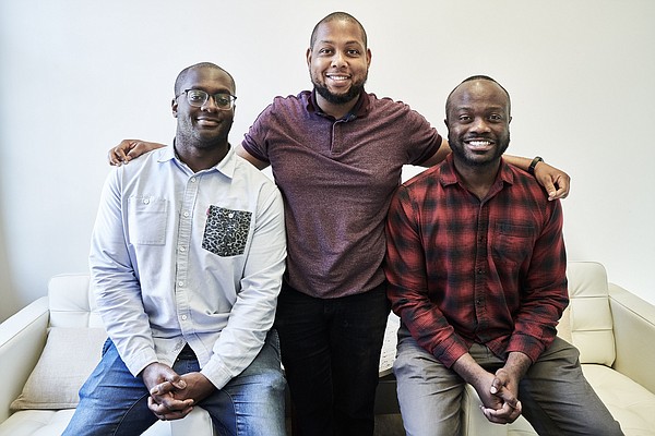 From left, Yaw Owusu-Barimah, Leandrew Robinson and Akintunde Ismail Maiyegun
Photo: Hingeto