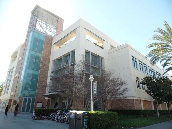 Beckman Hall at Chapman University, where The Anderson Center For Economic Research is located. Courtesy Chapman University