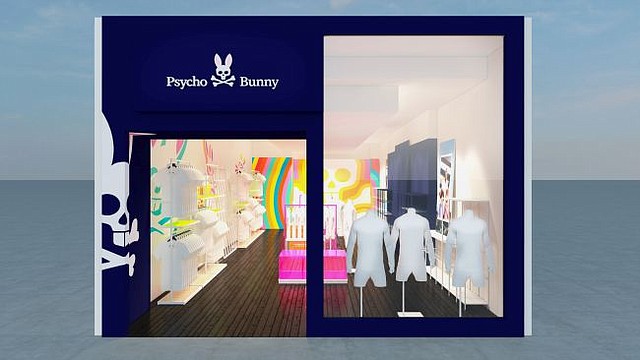 Rendering of Psycho Bunny store in South Coast Plaza. Image: Psycho Bunny