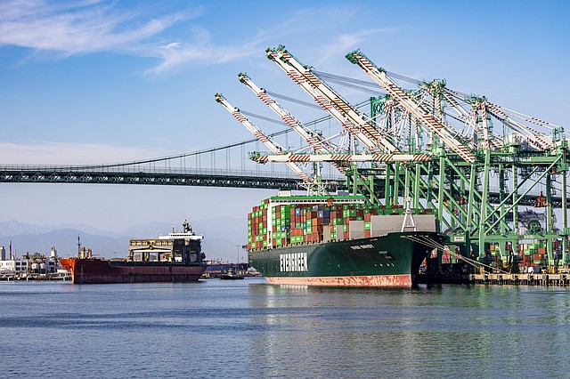 The Port of Los Angeles experienced record-high numbers for October but also issued concerns about “volume swings.” | Photo courtesy of the Port of Los Angeles