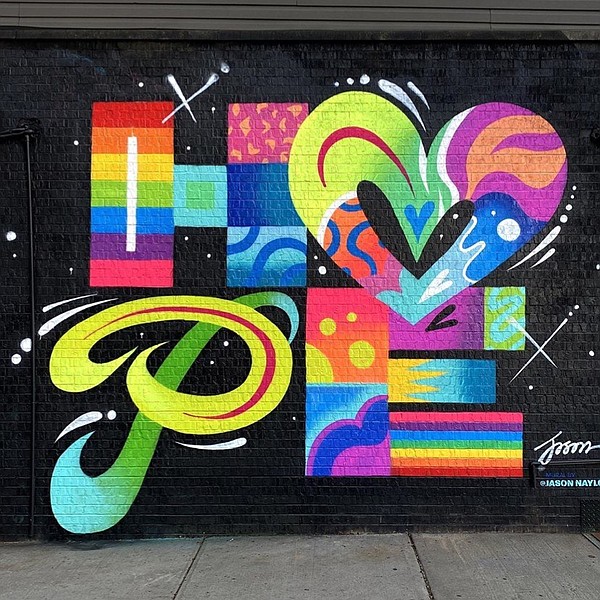 Hope—mural by Jason Naylor