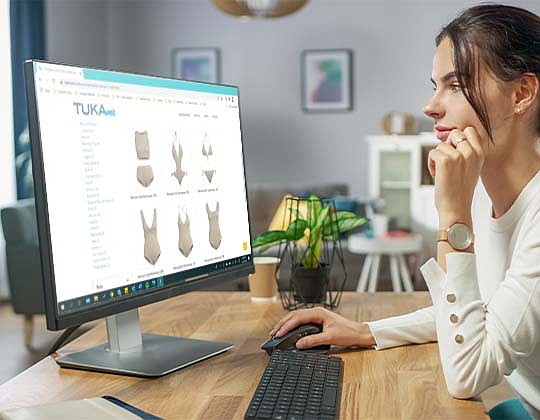 Tukatech announced services to create 3D gar­ments on demand, which will include help for virtual clothing design from Tukatech staff. | Photo courtesy of Tukatech