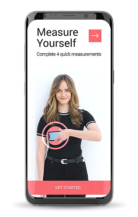 MySizeID’s body-measuring service uses information gleaned from sensors in a smartphone along with the company’s patented algorithm.