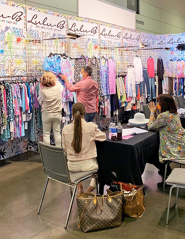 At the WWIN show, many retailers were betting on a return to colors and “dressing up” post-pandemic. | Photo courtesy of WWIN