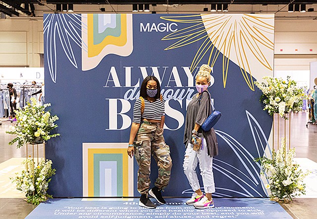 After a year of no on-site shows, Informa Markets Fashion said the “sense of normal business” at Magic Pop-up Orlando was felt by both exhibitors and attendees alike. | Photo by Informa Markets Fashion/Hailley Howard Photography