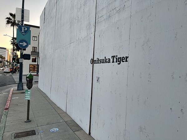 Onitsuka Tiger barricade on Rodeo Drive