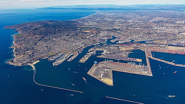 In June, the Port of Los Angeles set a new record for any Western Hemisphere port. | Photo courtesy of Port of Los Angeles