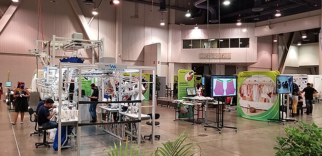 During Sourcing at MAGIC, the show’s centerpiece was the Communal Microfactory powered by Tukatech, which also relied on services from the Los Angeles software company’s partners Kornit and Fabfad Inc.