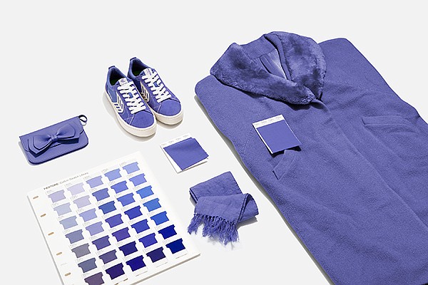 Color authority Pantone announced its Color of the Year this week with the introduction of the first hue it has ever created—Very Peri. | Photo courtesy of Pantone