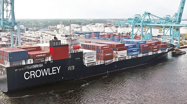 With over 130 years of experience and 7,000 employees, Crowley Maritime is able to optimize a supply-chain solution for any manufacturer. | Photo courtesy of Crowley Maritime