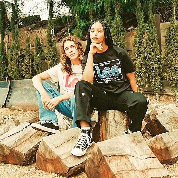 The Lee x The Hundreds collection is inspired by springtime, the West Coast and both companies’ shared philosophy of people over product. | Photo courtesy of Lee